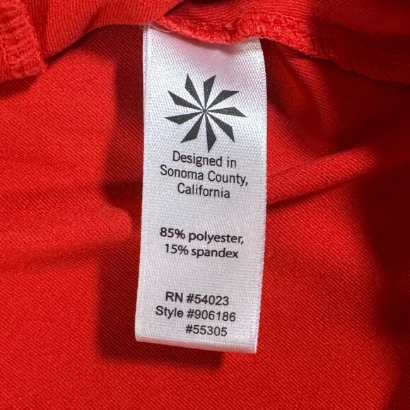 Athleta Malibu Hike Half Zip Pullover Sz XS Red - Picture 7 of 11